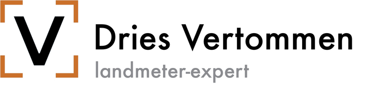 Landmeter-expert Dries Vertommen logo