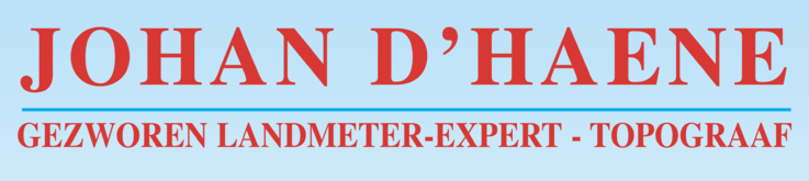 Landmeter-Expert Johan D'Haene logo