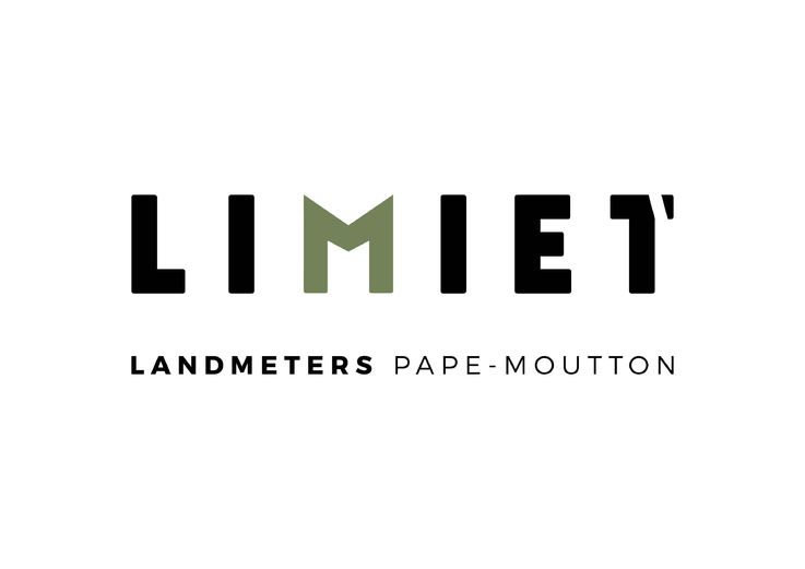 Limiet. | Landmeters Pape - Moutton logo